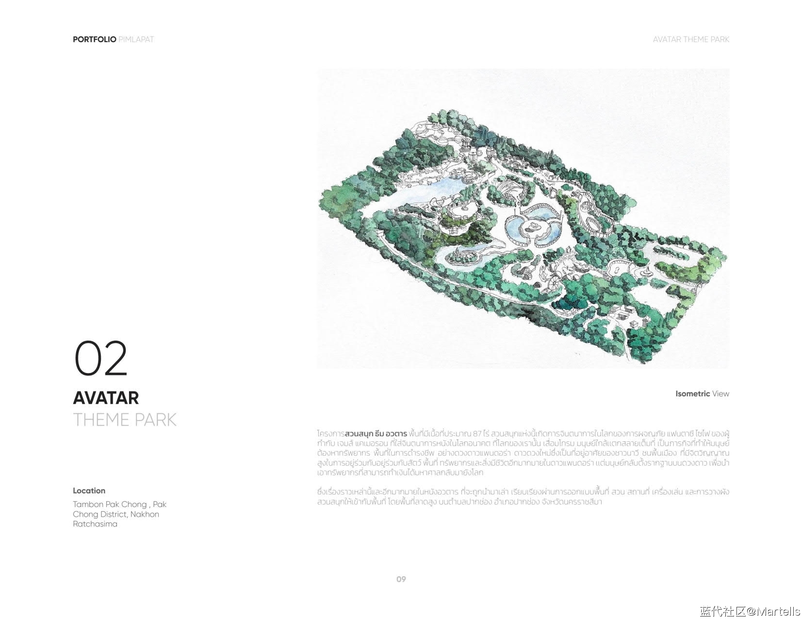 景观设计个人作品集-PIMLAPAT SUWANTRAI