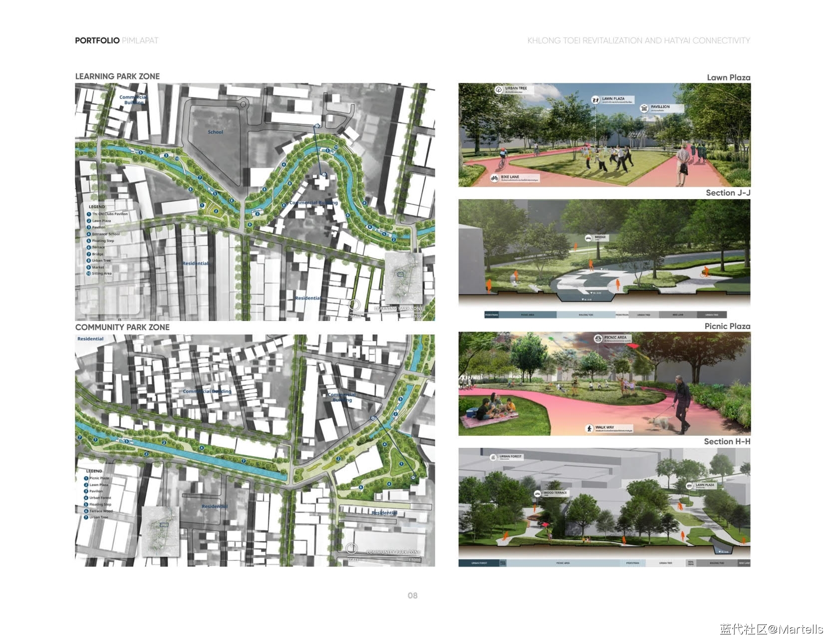 景观设计个人作品集-PIMLAPAT SUWANTRAI