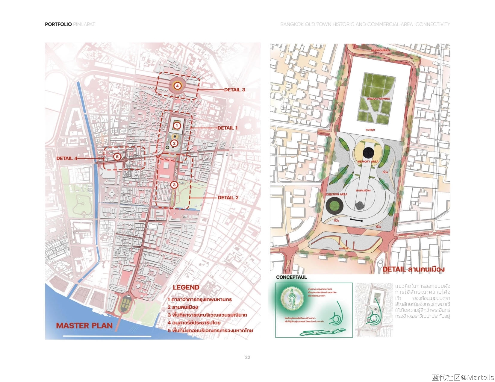 景观设计个人作品集-PIMLAPAT SUWANTRAI